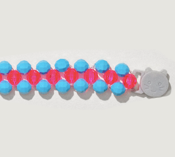 Colorful bead collar