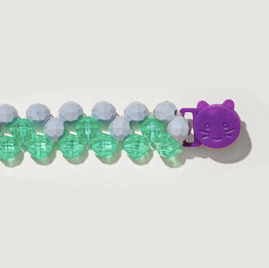 Colorful beads collar for pets