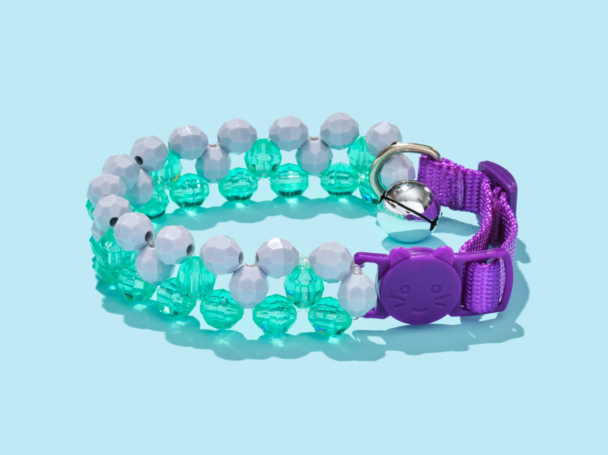 Colorful beads collar for pets