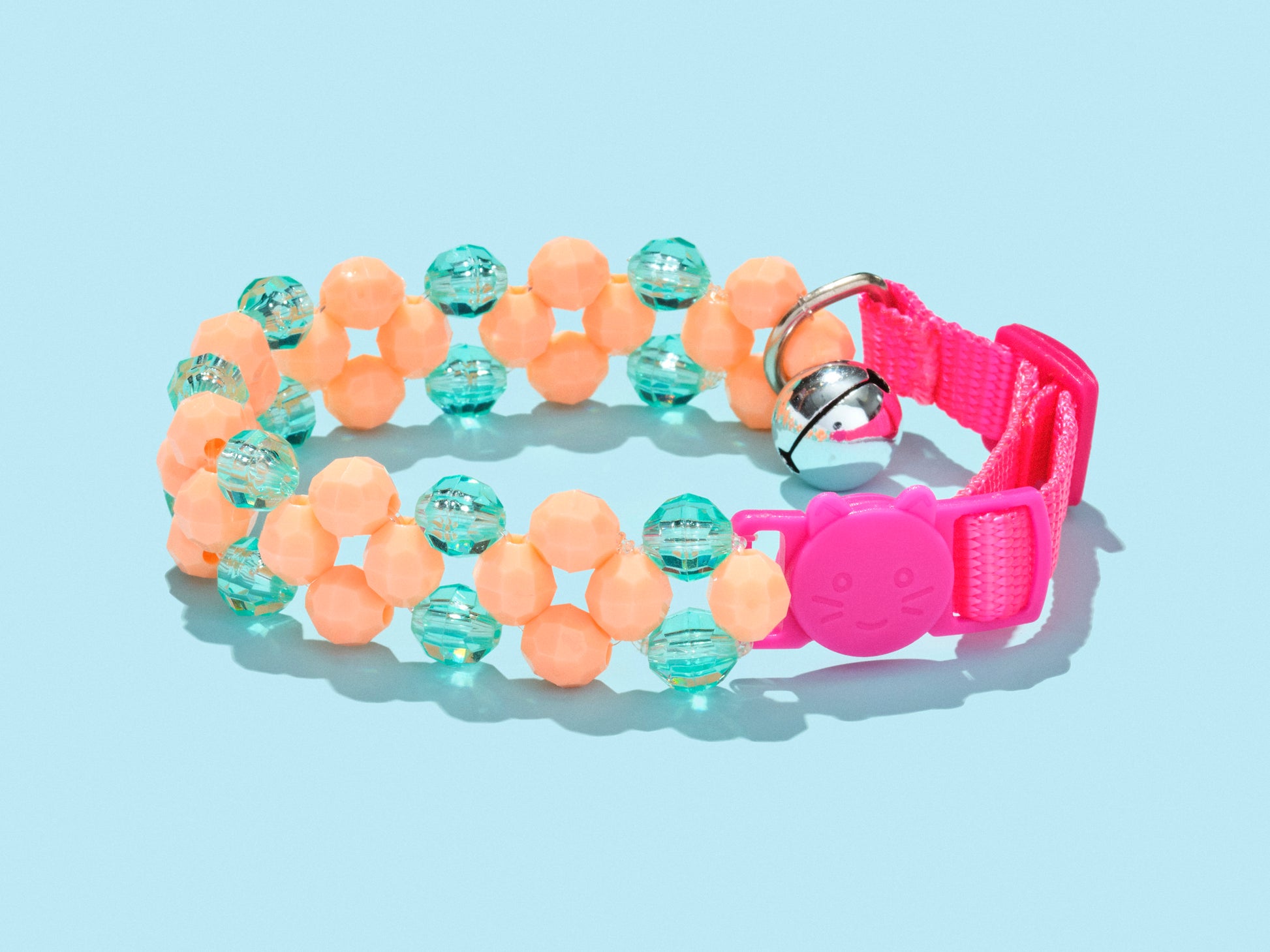 Colorful beads collar for pets